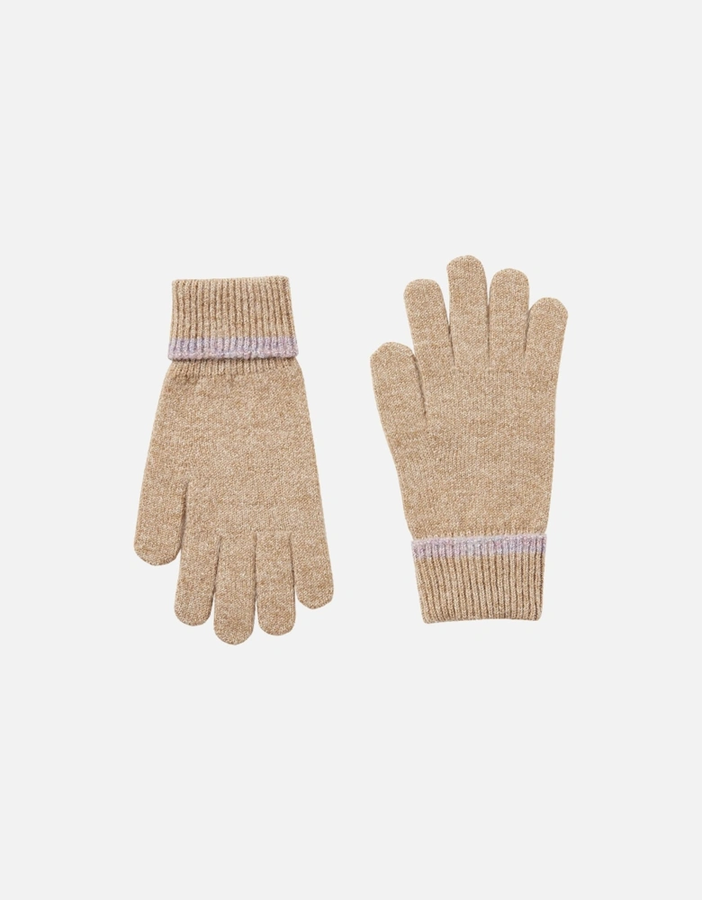Womens Eloise Knitted Cuffed Gloves