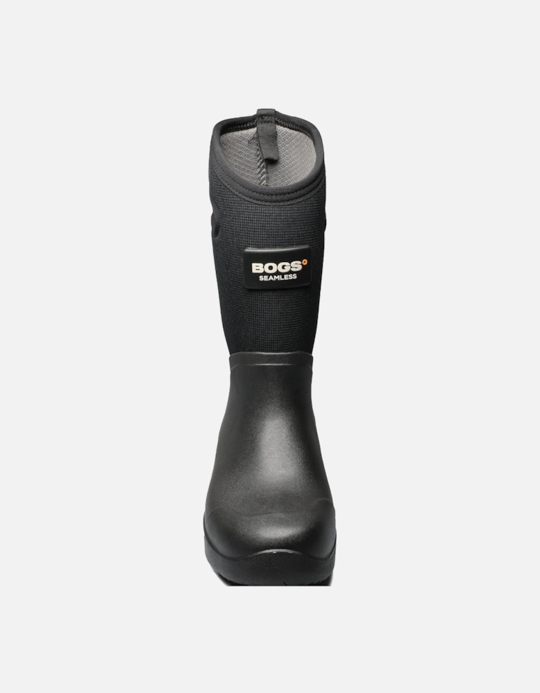 Mens Bozeman Tall Wellington Boots Wellies - Black