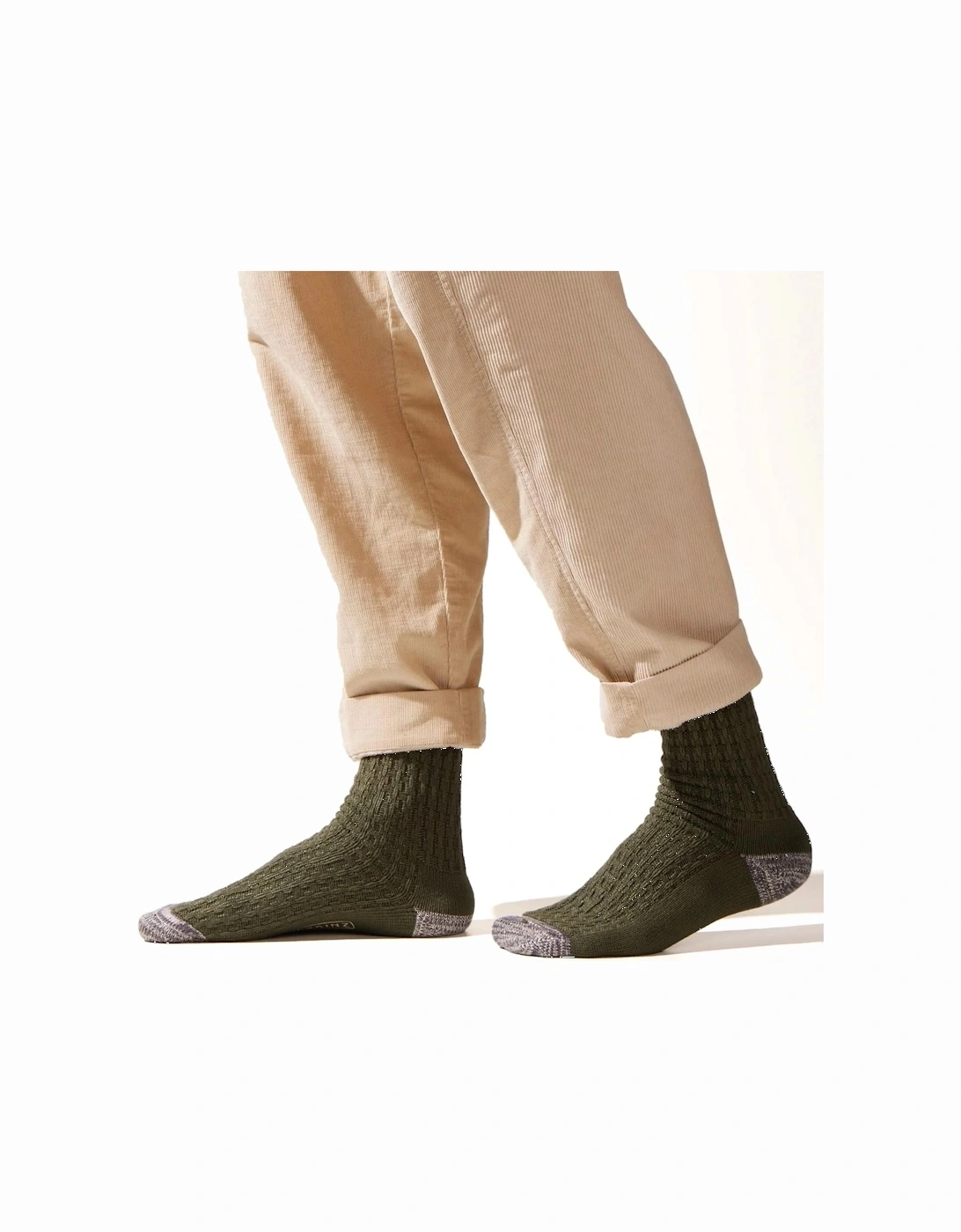 Unisex Wroxham Bamboo Mid Length Waffle Socks