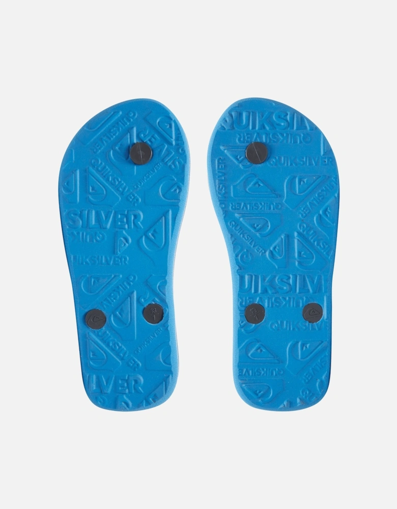 Kids Molokai Slab Flip Flops - Blue
