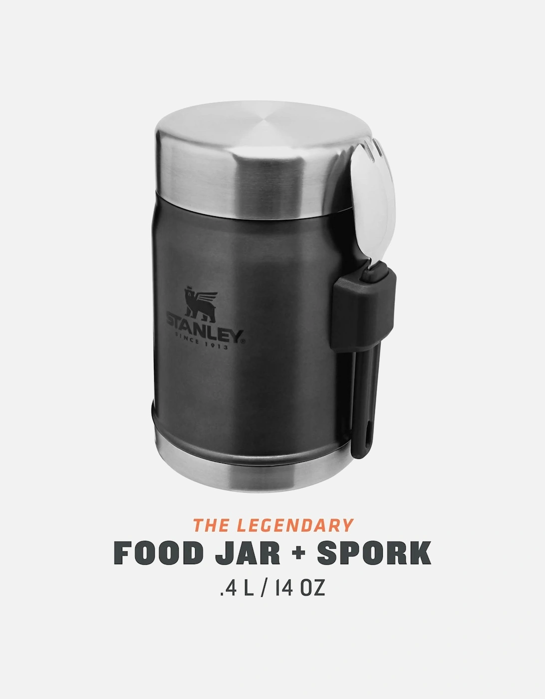 Classic Legendary 0.4L Thermal Food Jar + Spork