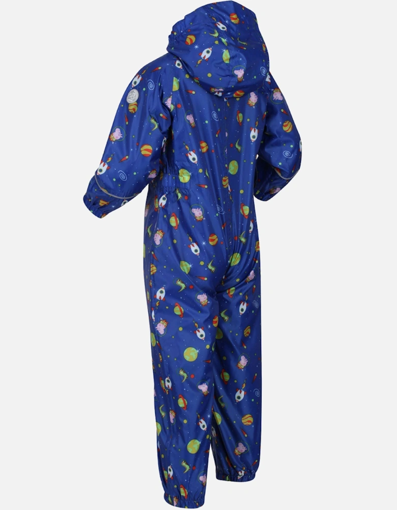 Kids Peppa Pig Pobble Print Waterproof Puddle Suit