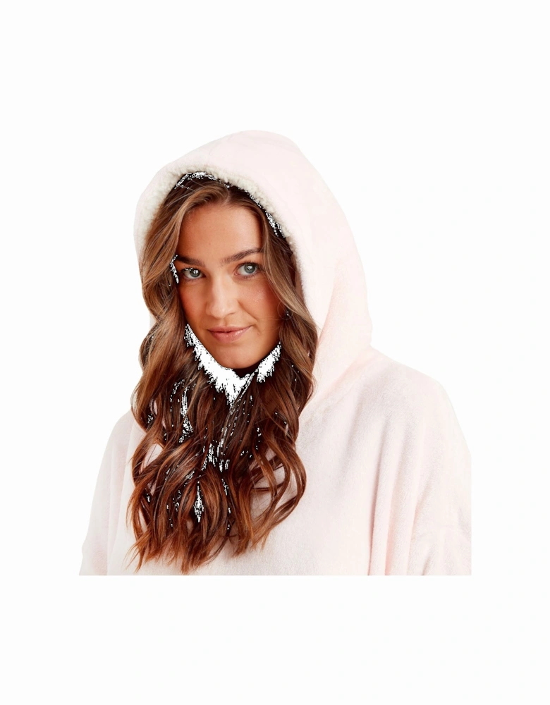 Sherpa Soft Oversized Hoodie Wearable Blanket