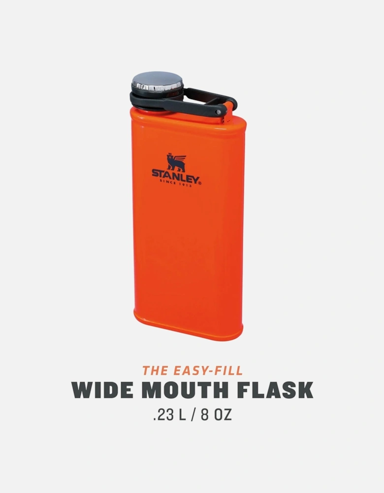 0.23L Classic Easy Fill Wide Mouth Travel Hip Flask