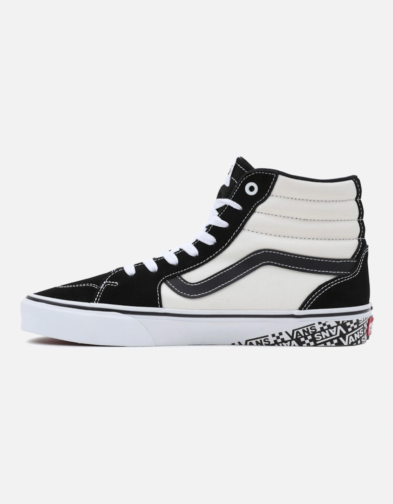 Mens Filmore Hi High Top Retro Canvas Trainers