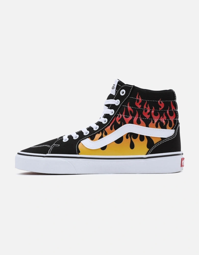 Mens Filmore Hi High Top Retro Canvas Trainers