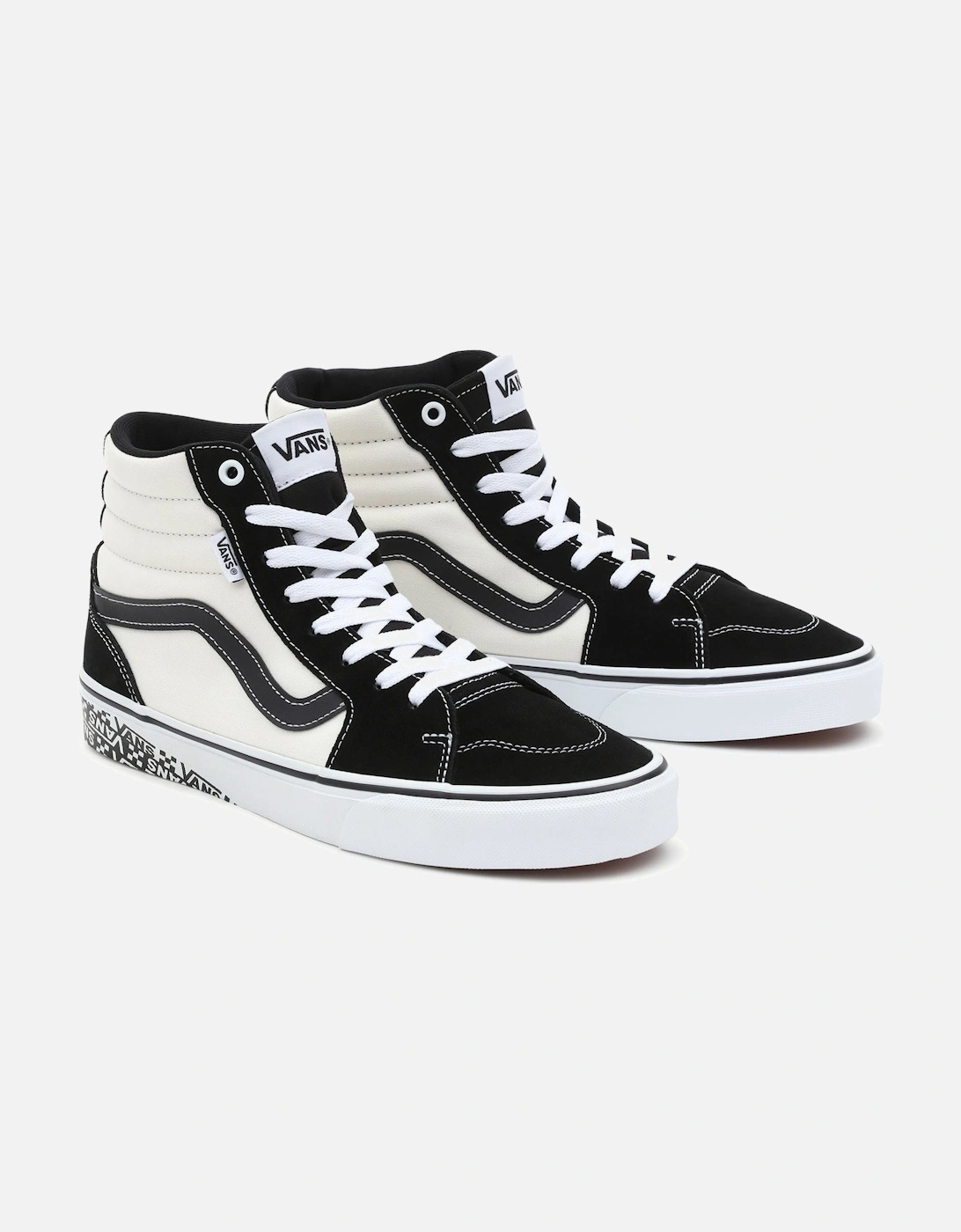 Mens Filmore Hi High Top Retro Canvas Trainers