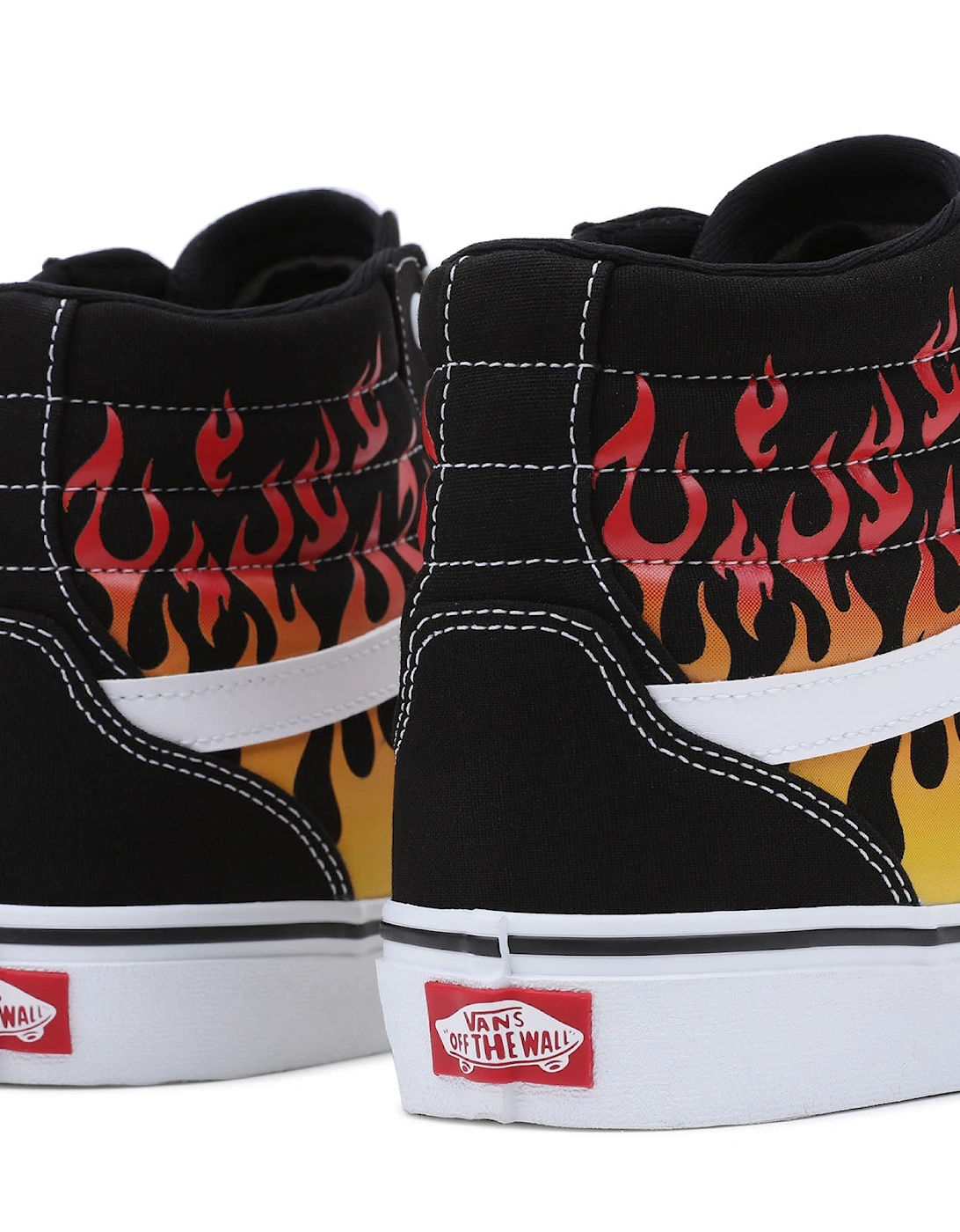 Mens Filmore Hi High Top Retro Canvas Trainers