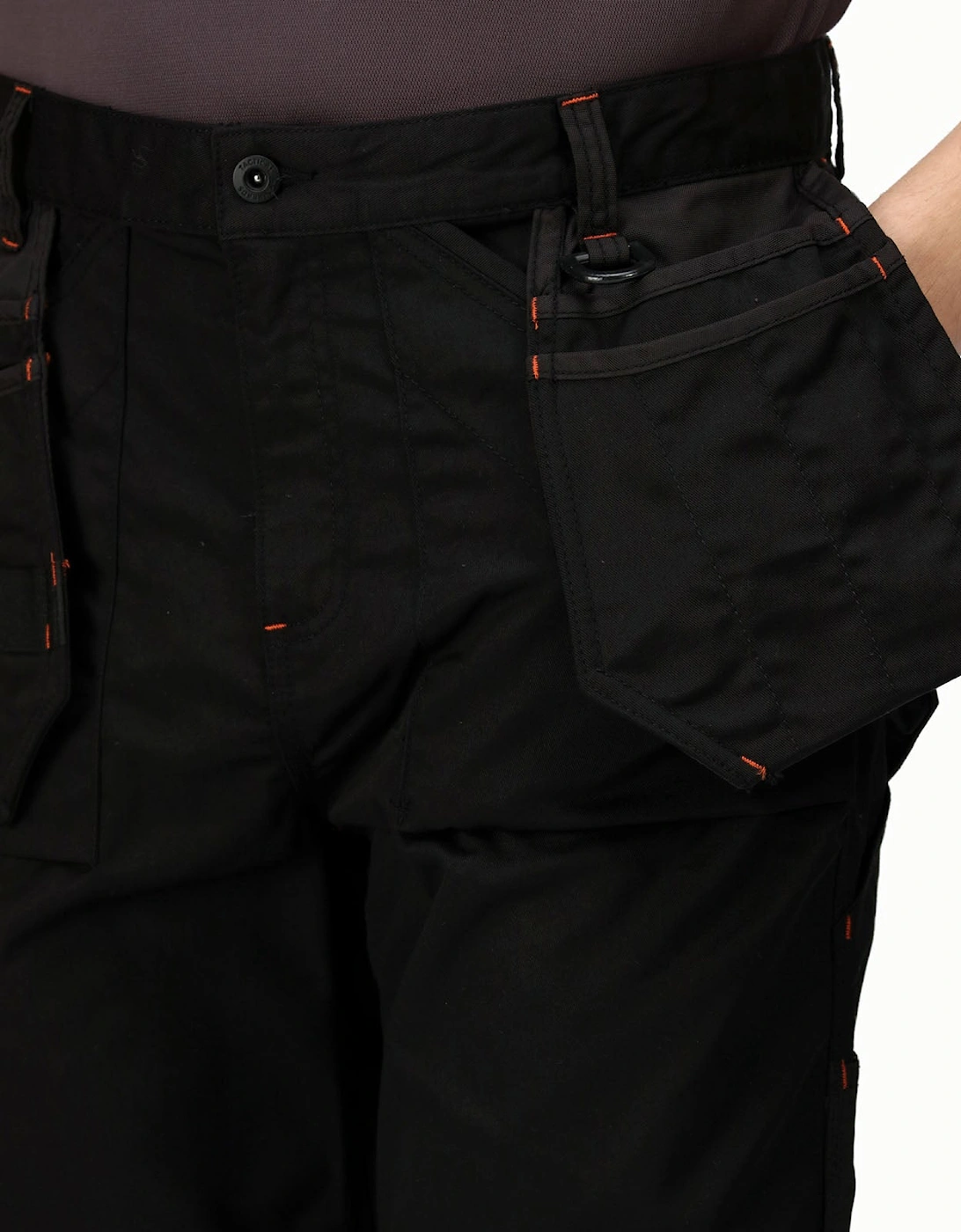 Professional Mens Incursion Holster Workwear Trousers - Black