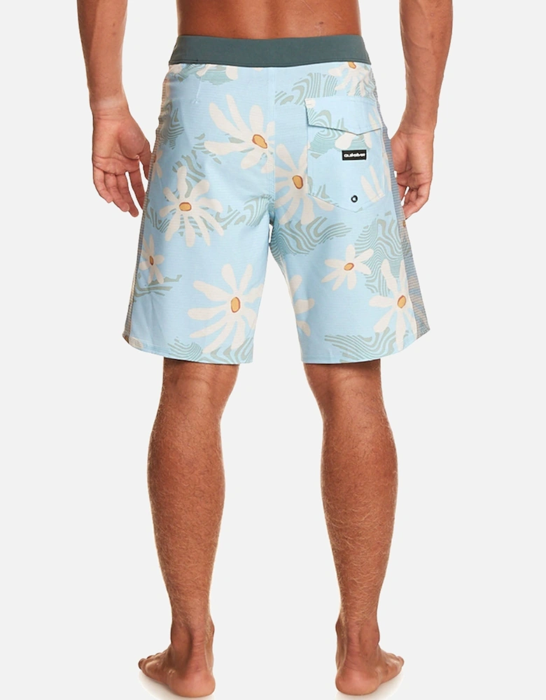 Mens Highlite Arch 19" Surf Swim Swimming Boardshorts - Clear Sky