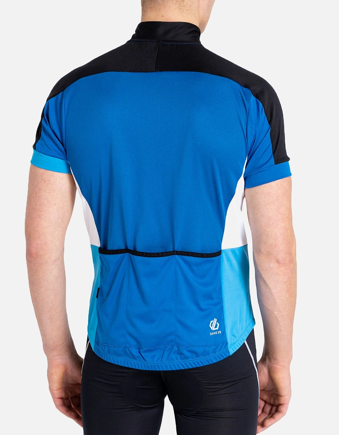Mens Protraction II Reflective Cycling Jersey - Blue