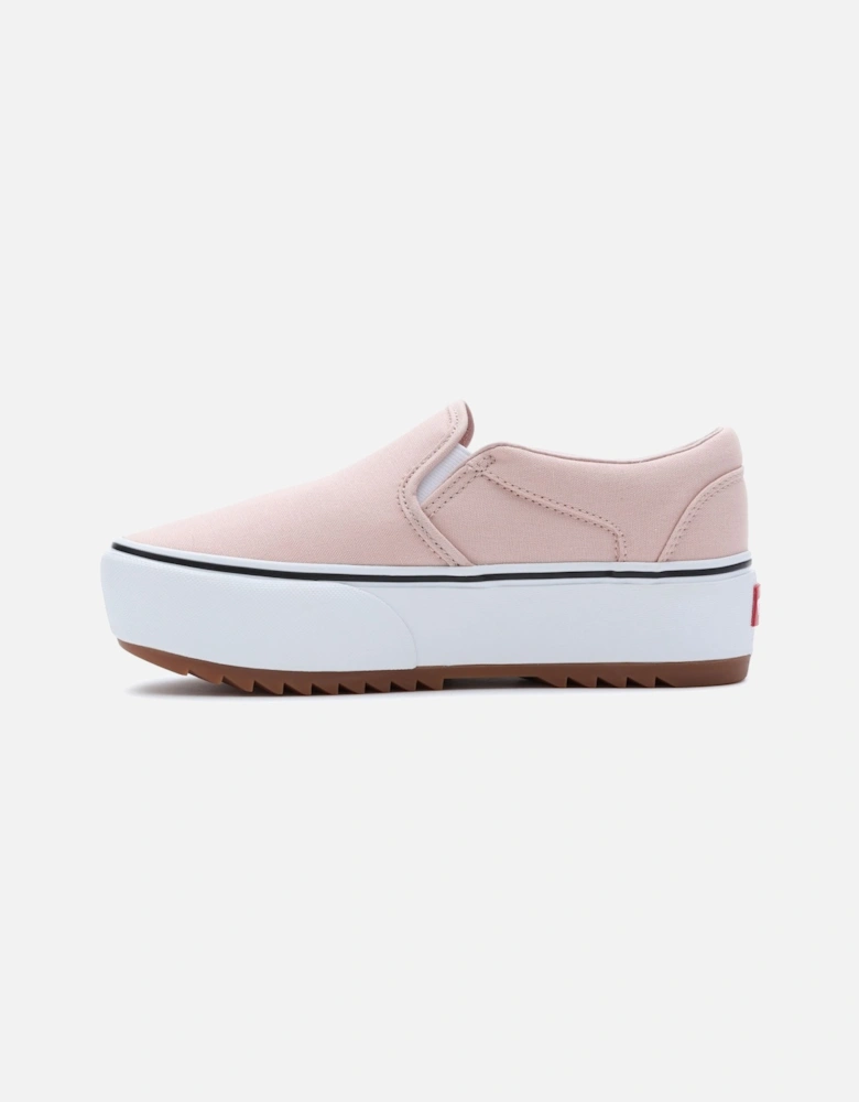 Womens Asher Platform Slip On Low Rise Trainers