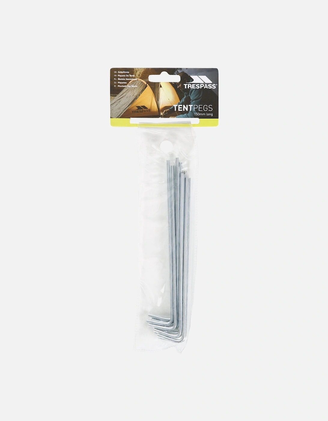 Axion Pack Of 10 Steel 150mm Long Camping Tent Pegs