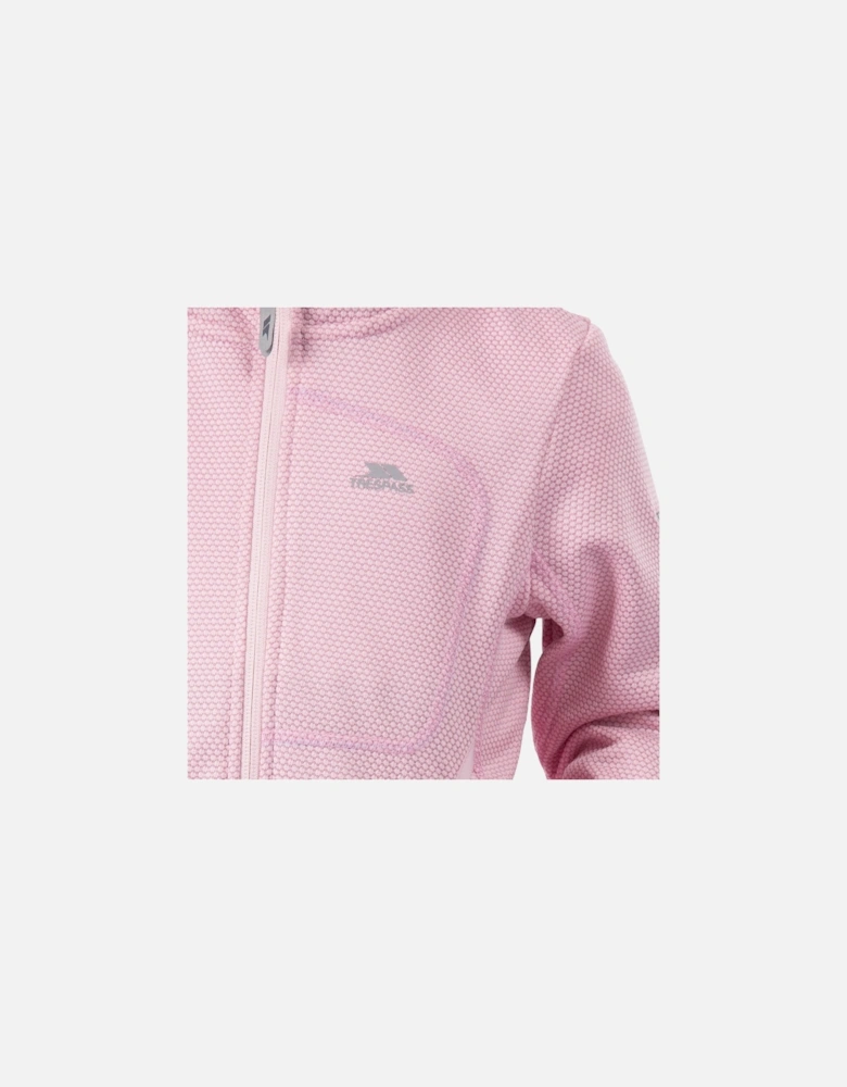 Kids Shove AT200 Full Zip Hooded Fleece Jacket - Pale Pink