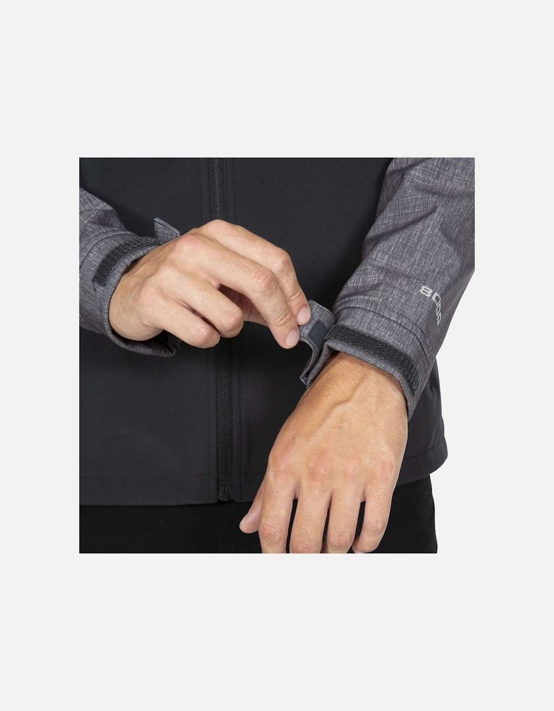 Mens Abbott Breathable Softshell Jacket - Dark Grey