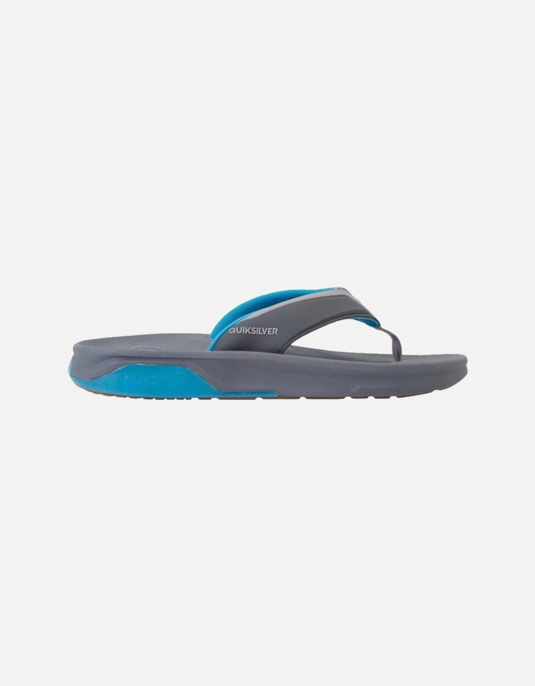 Mens Mathodic Recovery Flip Flops - Grey