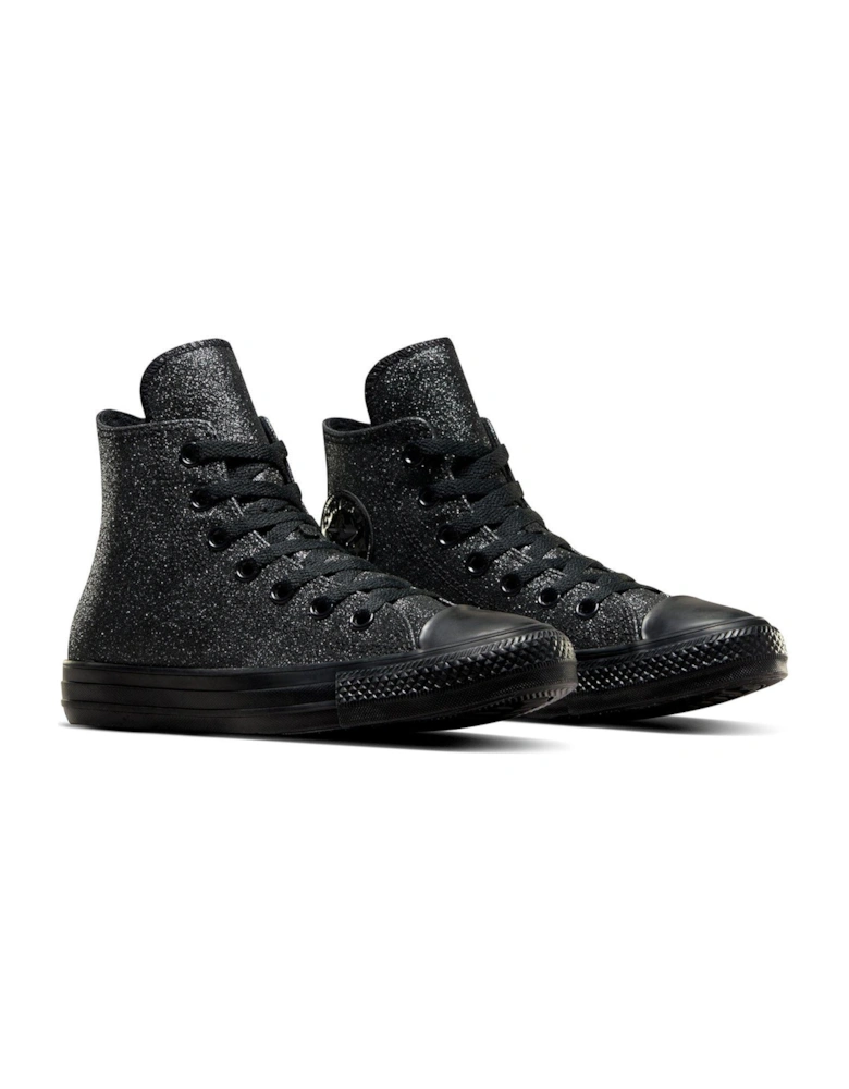 Chuck Taylor All Star Sparkle Party Hi-Top Trainers - Black