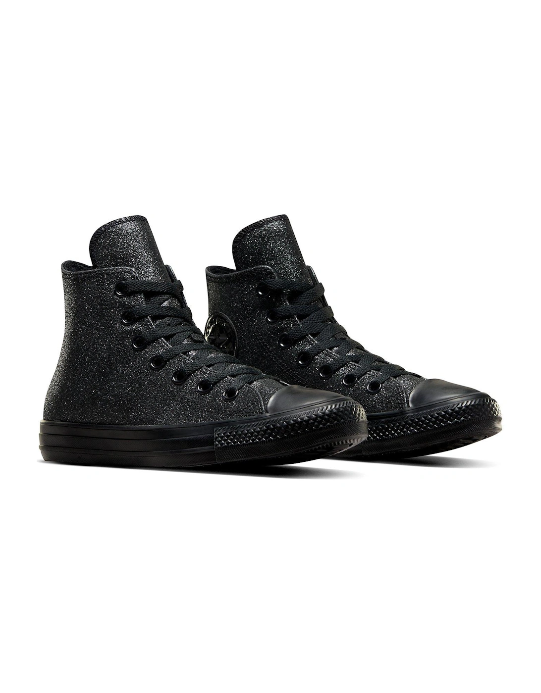 Chuck Taylor All Star Sparkle Party Hi-Top Trainers - Black