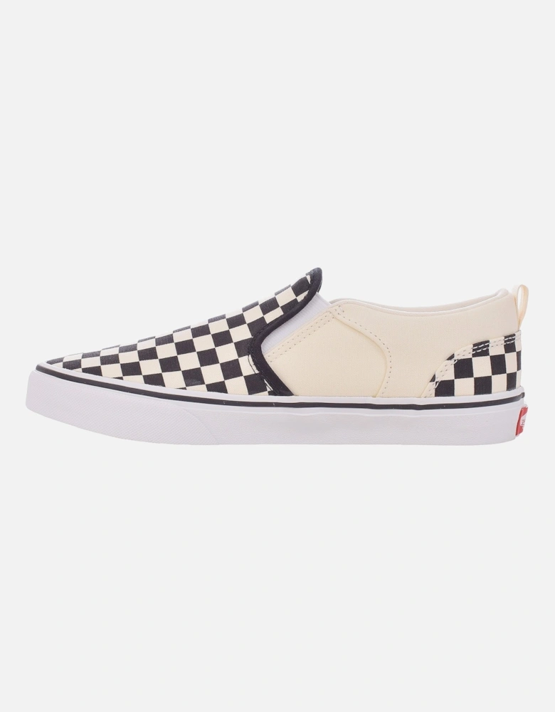 Kids Asher Checkered Trainers - Black