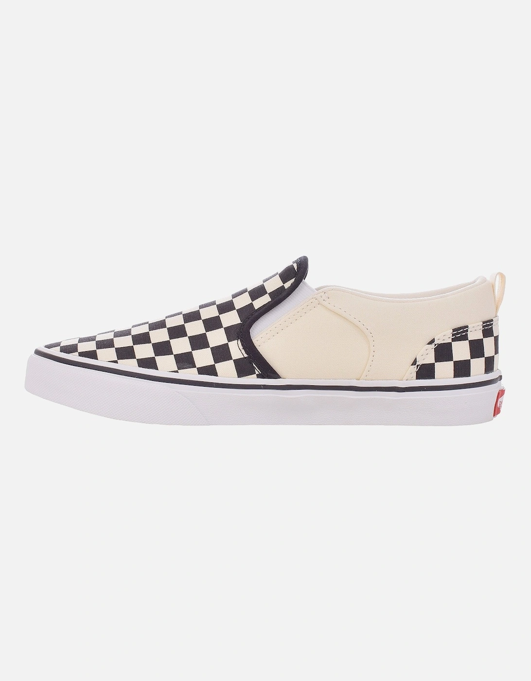 Kids Asher Checkered Trainers - Black