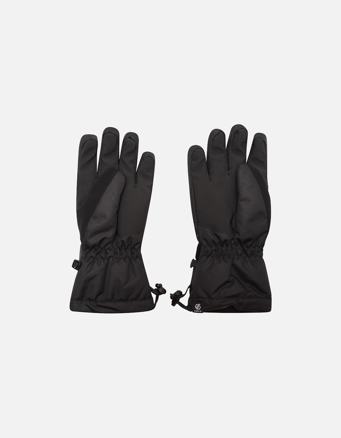 Womens Acute Adjustable Waterproof Ski Gloves - Black