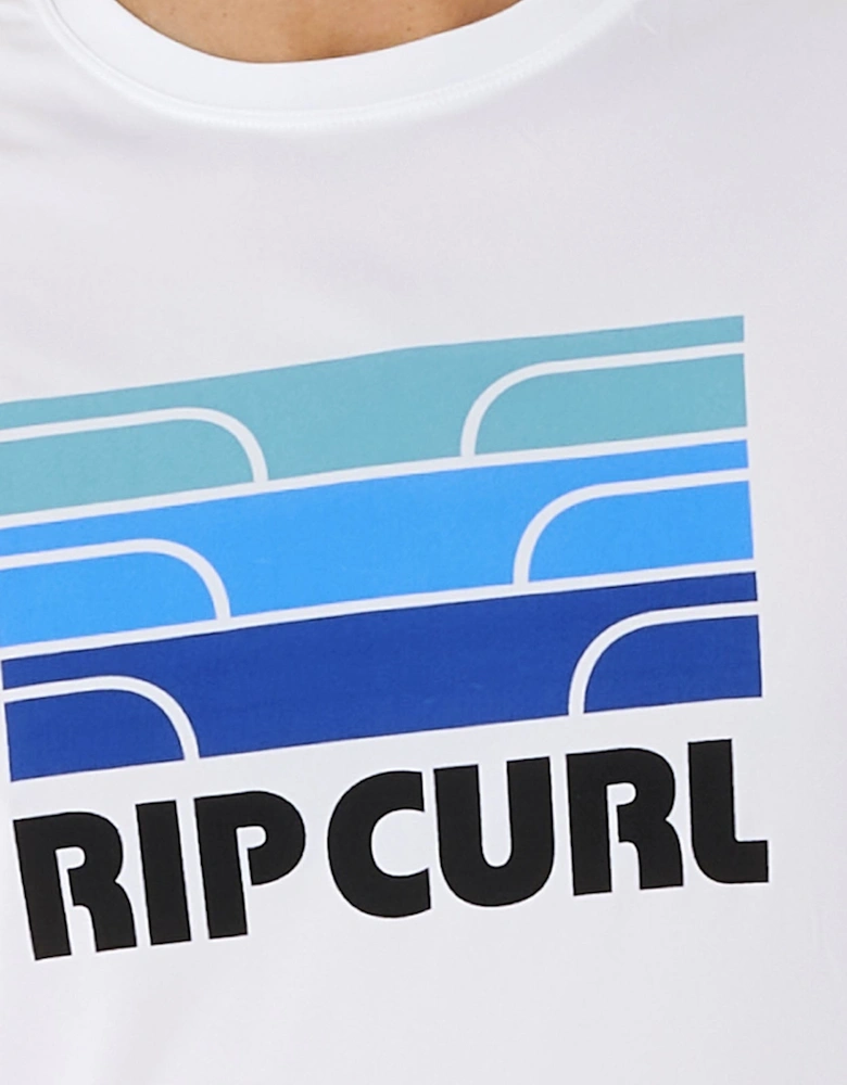 Rip Curl Mens Surf Revival Peak UV Protect Short Sleeve T-Shirt