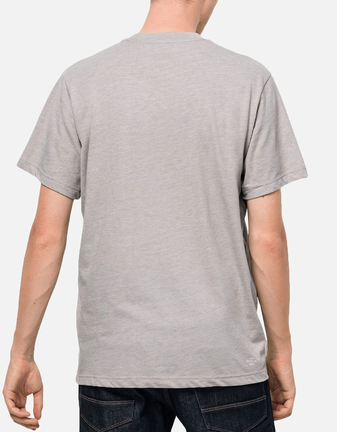 Mens Ocean Logo Cotton T-Shirt