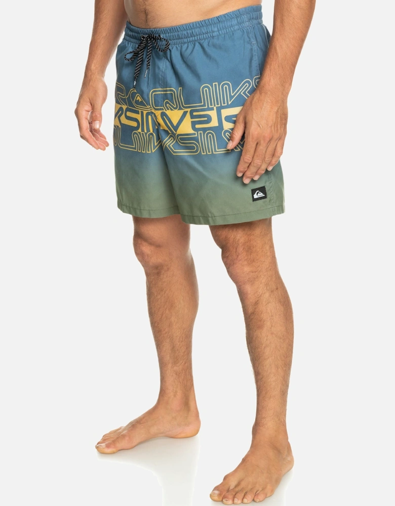 Mens Everyday Wordblock Surf Swimming Shorts