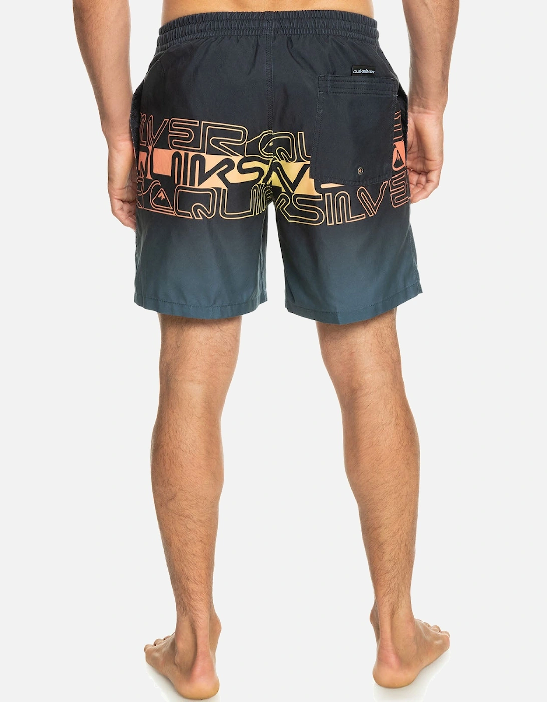 Mens Everyday Wordblock Surf Swimming Shorts