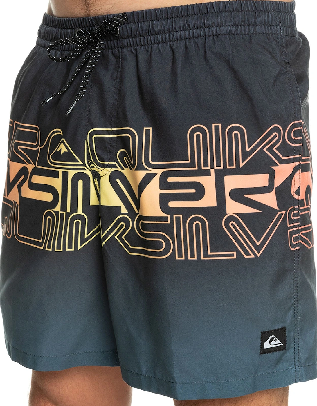 Mens Everyday Wordblock Surf Swimming Shorts