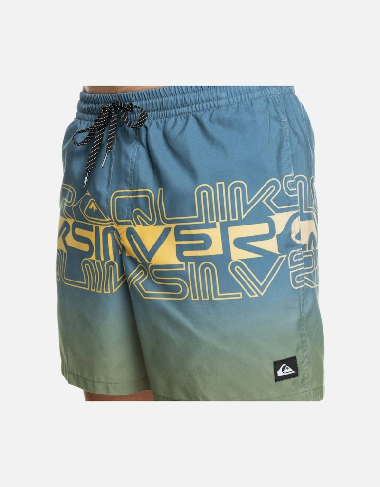 Mens Everyday Wordblock Surf Swimming Shorts