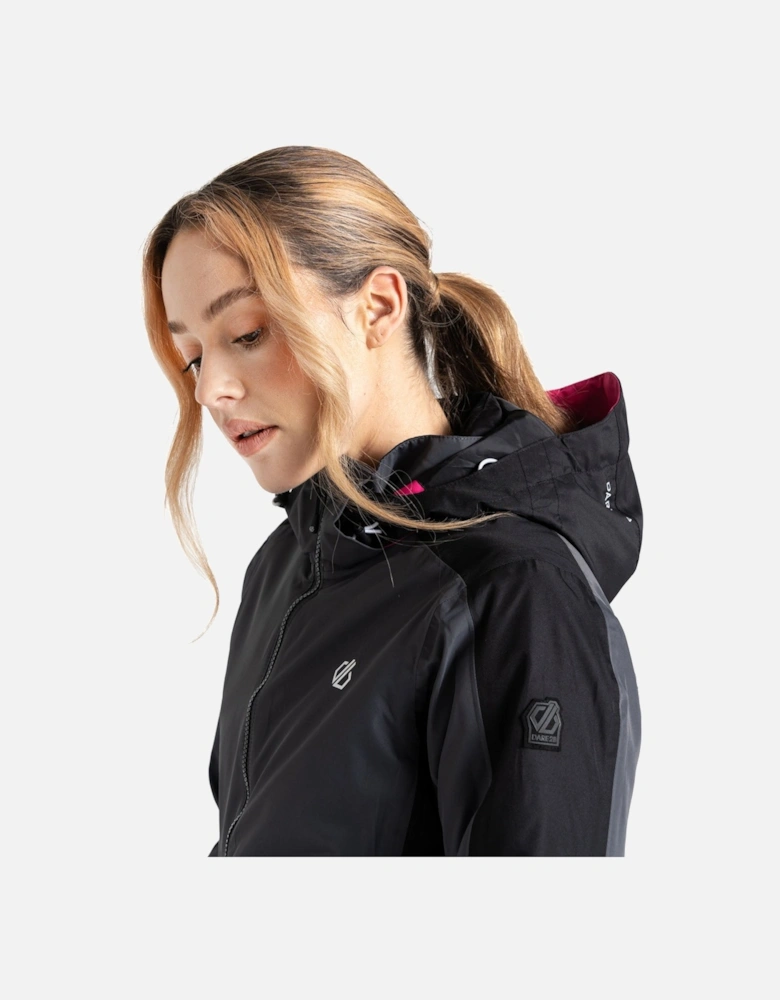 Womens Climatise Waterproof Thermal Ski Jacket - Ebony Grey