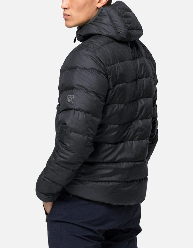 Mens Helium Windproof Water Repellent Down Jacket Black