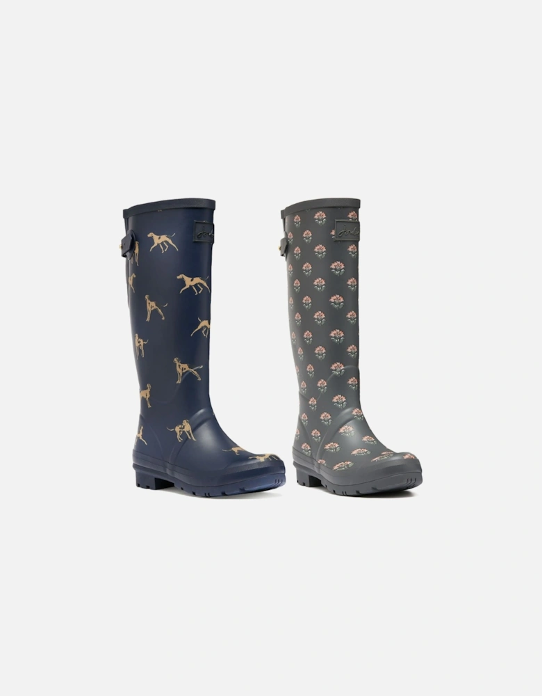 Womens Print Wellies