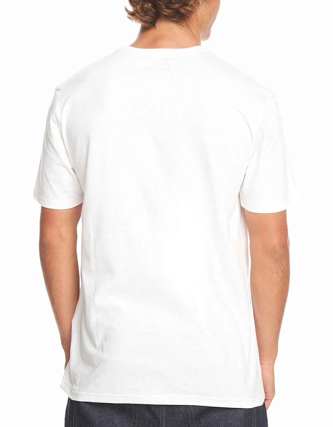 Mens Circle Script Short Sleeve Cotton T-Shirt