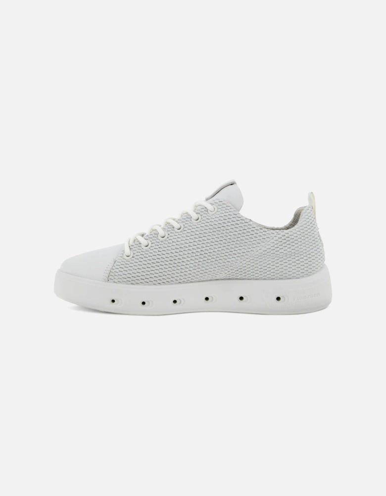 Womens Street 720 Leather Mesh GORE-TEX Trainers - White