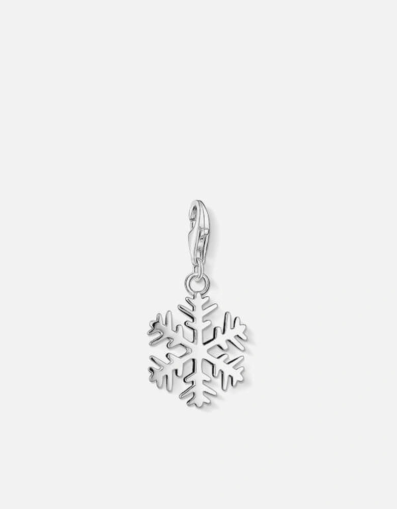 Charm Club Snowflake Sterling Silver Pendant
