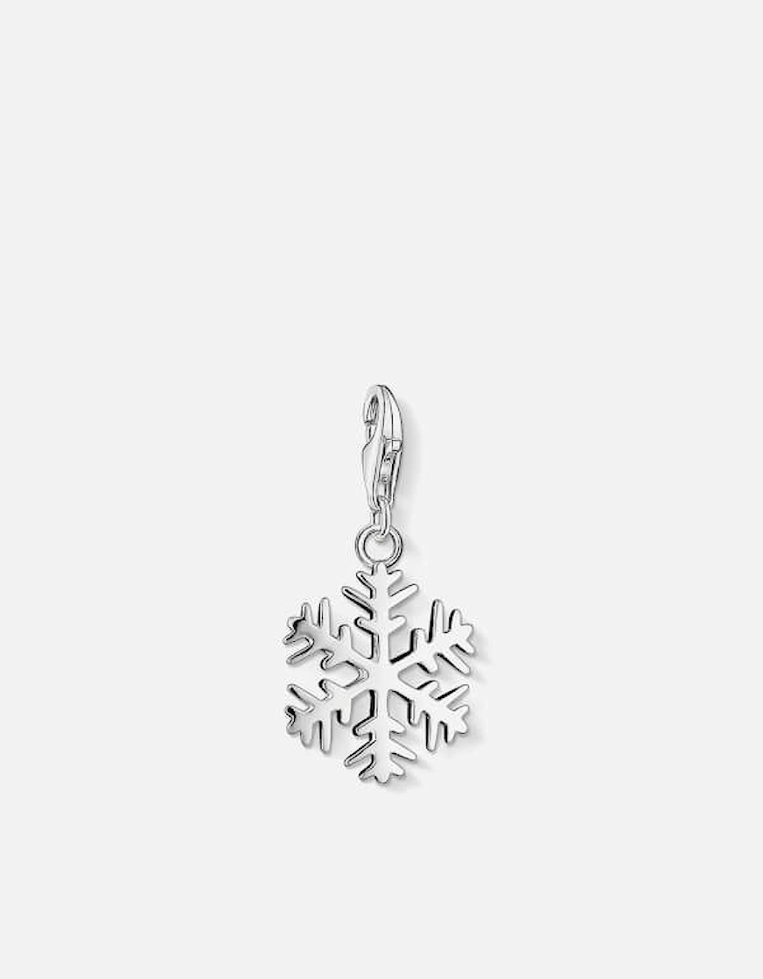 Charm Club Snowflake Sterling Silver Pendant, 2 of 1