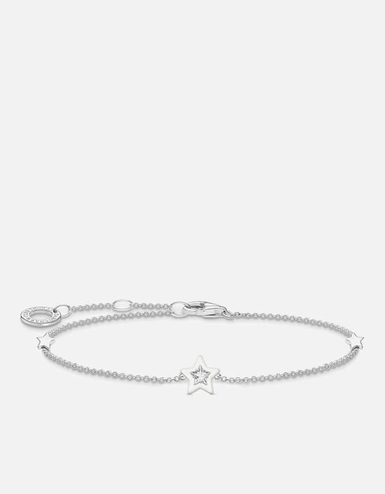 Charm Club Silver Star Bracelet