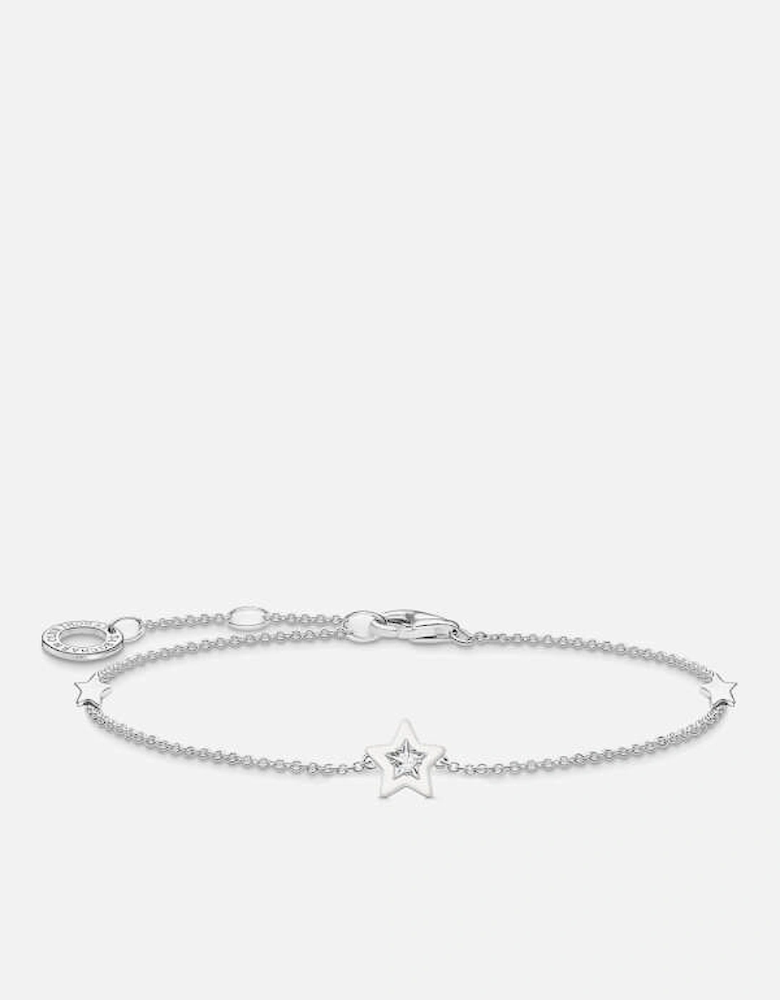 Charm Club Silver Star Bracelet, 2 of 1