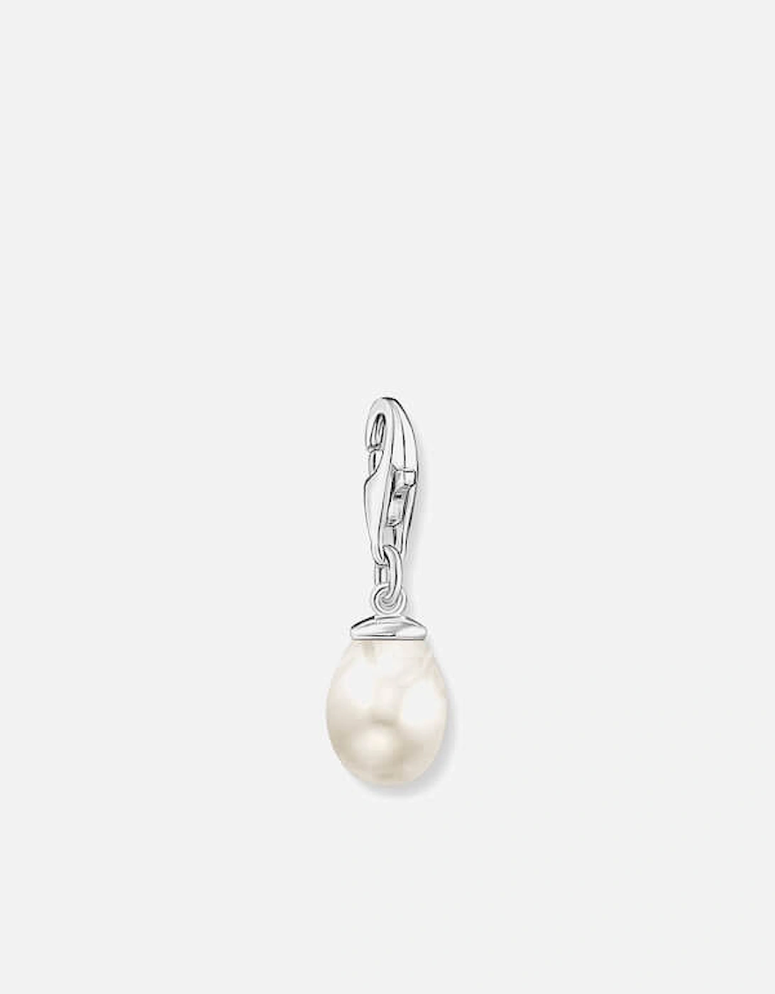 Charm Club Pearl Sterling Silver Pendant, 2 of 1