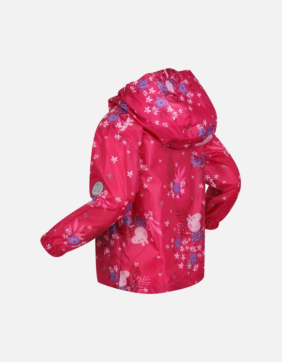 Kids Peppa Pig Waterproof Pack-It Zip Up Jacket