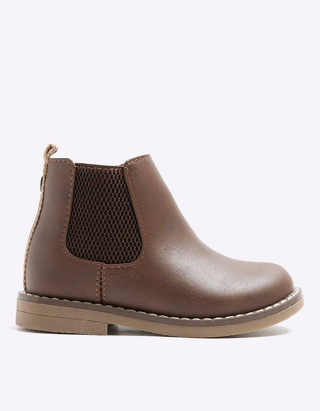 Mini Boy Chelsea Boots - Brown, 6 of 5