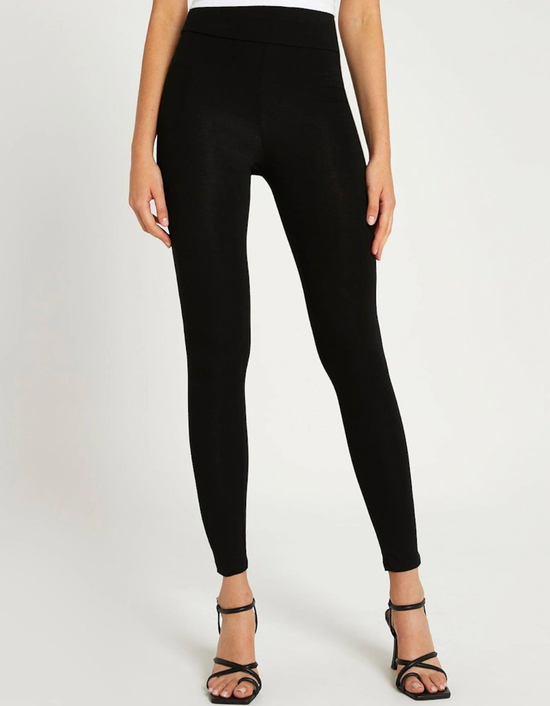 High Waisted Leggings - Black