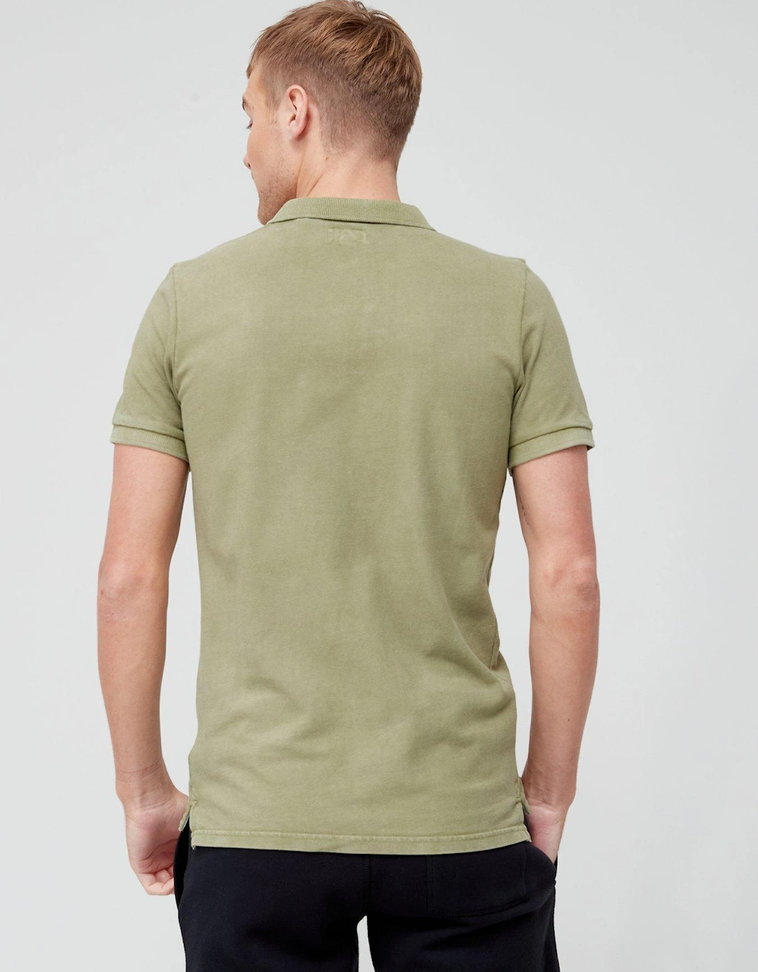 Destroyed Polo Shirt - Green