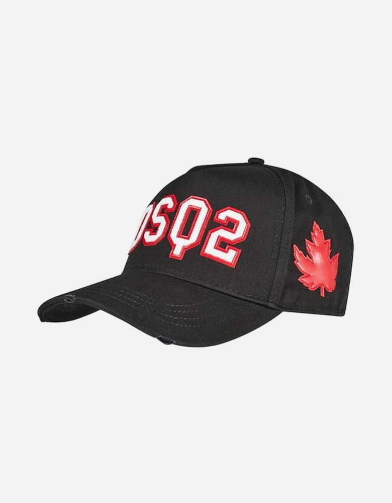 DSQ2 Maple Leaf Cap Sn22 in Black