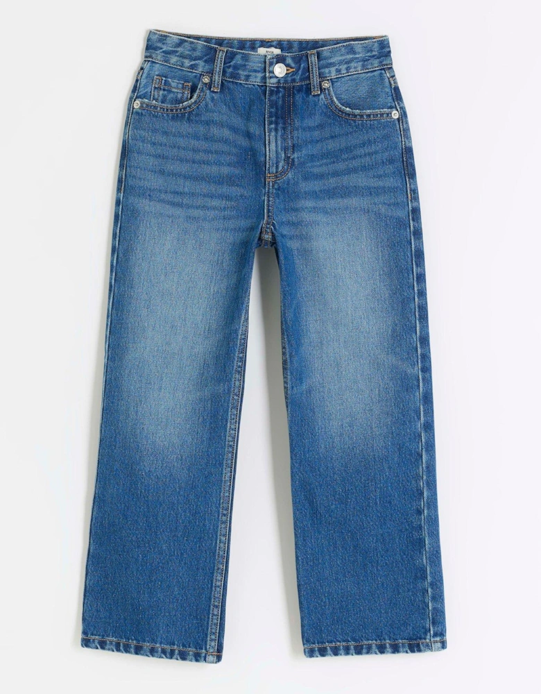 Girls Straight Leg Jeans - Blue