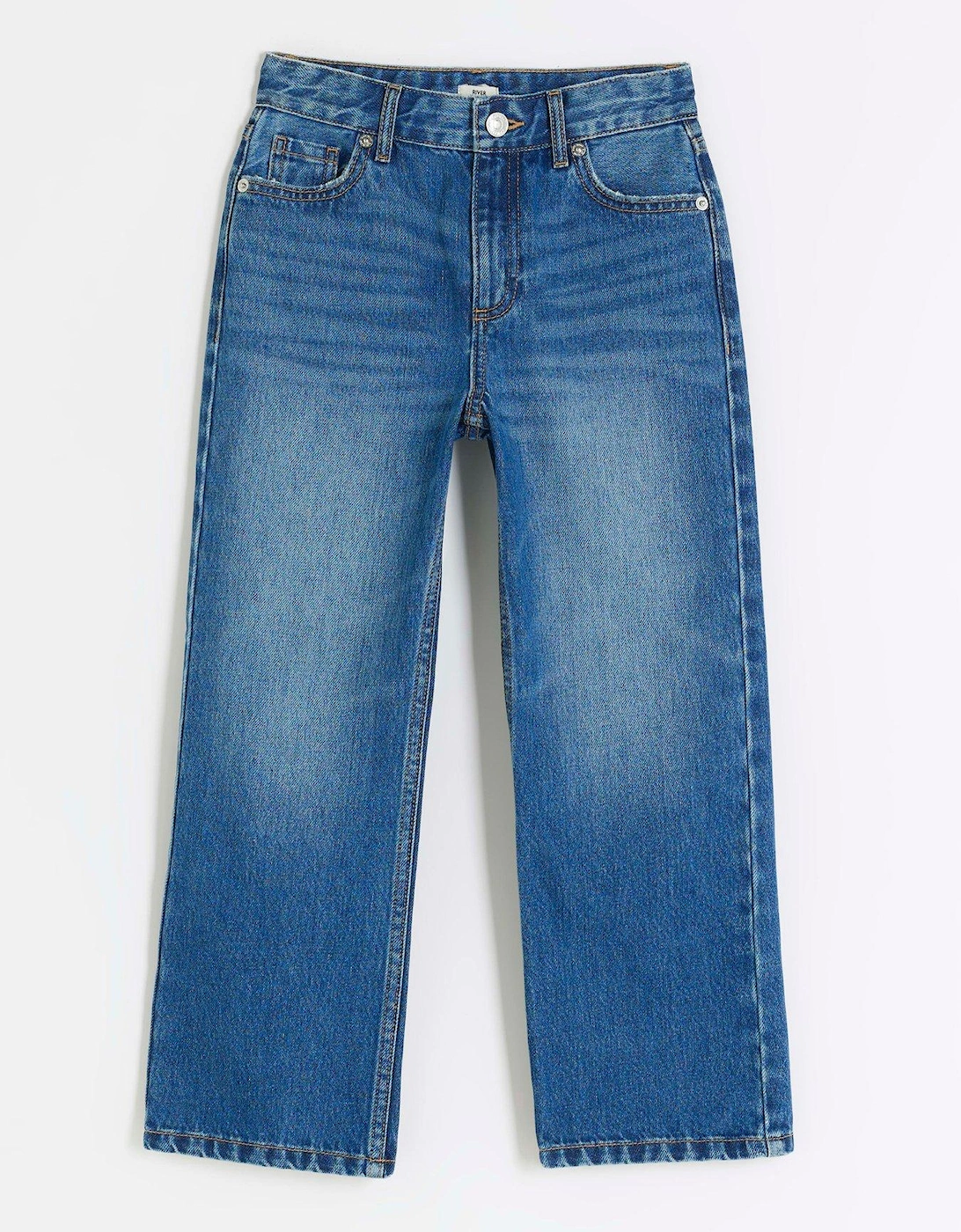 Girls Straight Leg Jeans - Blue