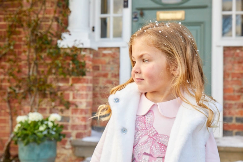 White Faux Fur Gilet