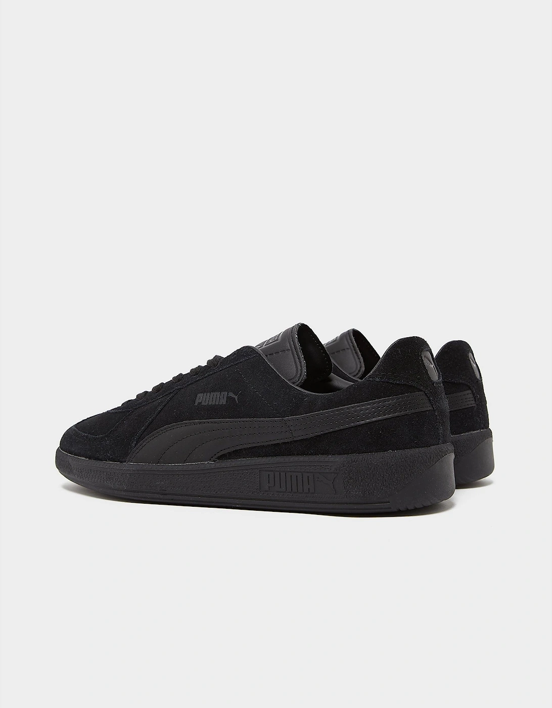 Mens Suede Army Trainers